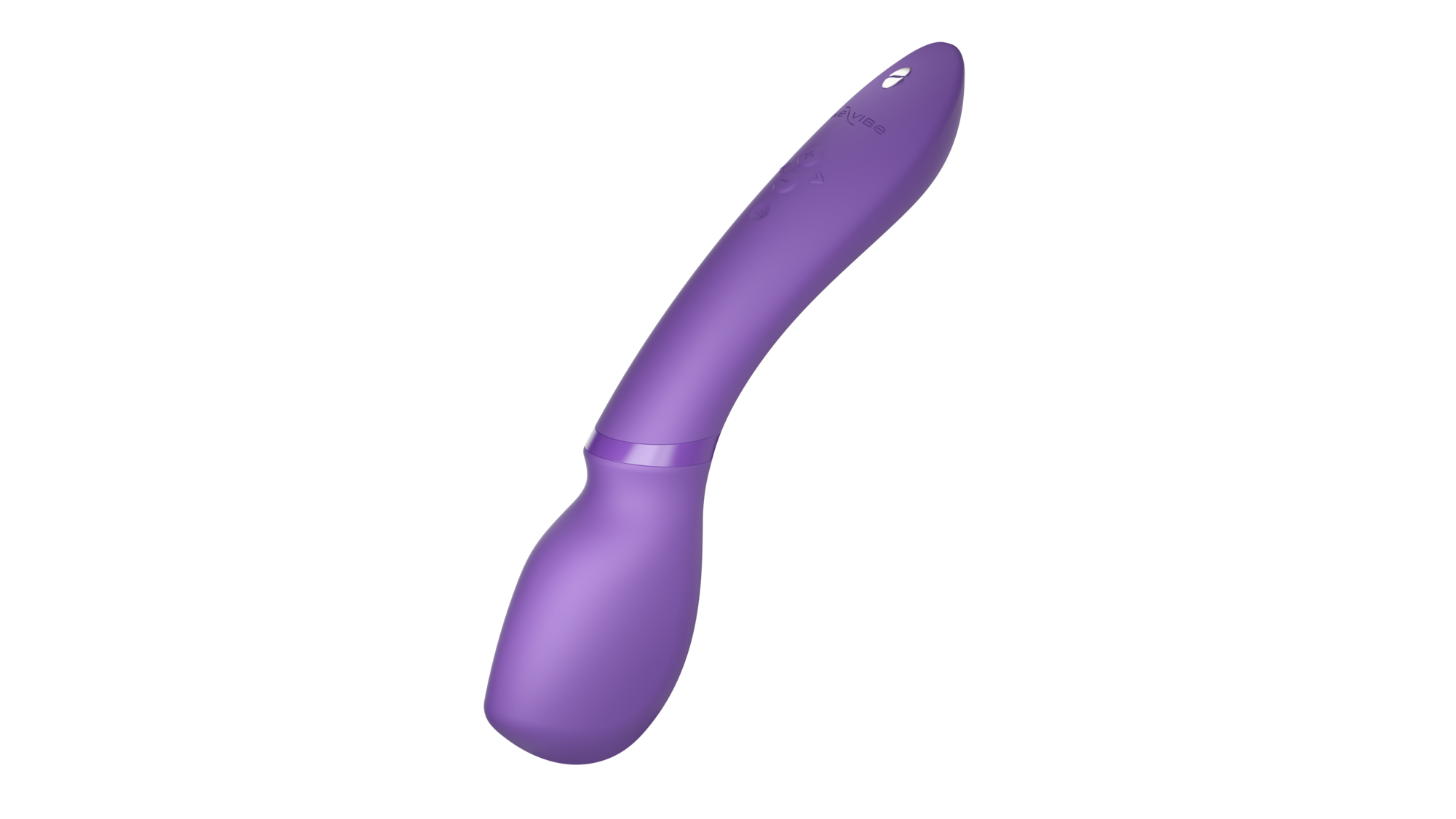 We-Vibe Wand 2 Rechargeable Silicone App Enabled Wand Cordless Vibrator Purple