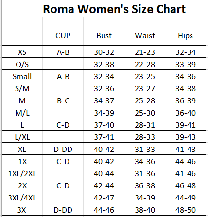 Angel Bra Size Chart