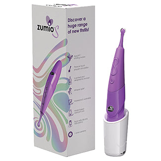 Zumio Ssadie 8 Speed Rotating Clit Stimulator for Soft Gentle Orgasms Purple