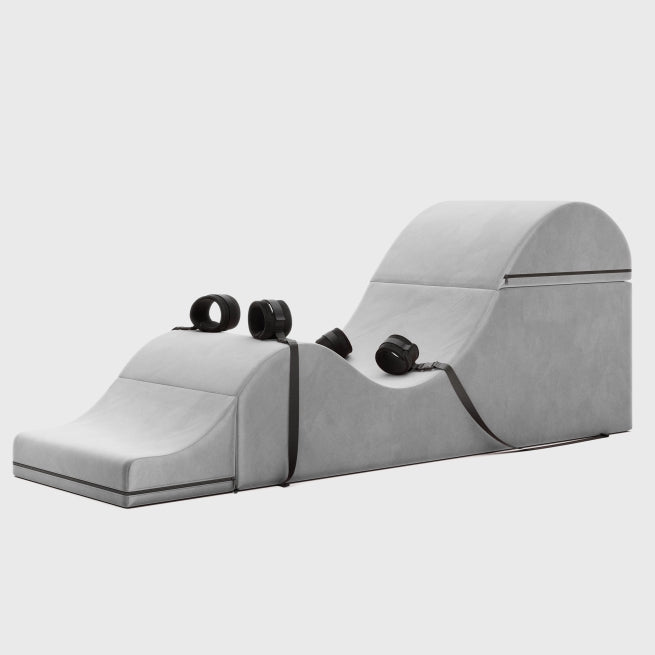 Liberator Bondage Aria Flip Chaise 22 Inch Wide Convertible Sex Chair and Bed Bench with Cuffs