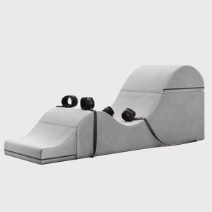 Liberator Bondage Aria Flip Chaise 22 Inch Wide Convertible Sex Chair and Bed Bench with Cuffs