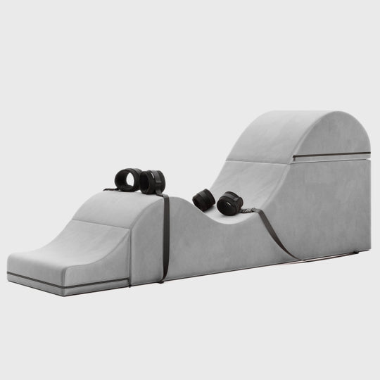 Liberator Aria Bondage Flip Chaise 18 Inch Wide Convertible Sex Chair and Bed Bench with Cuffs