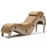 Liberator Supervio Premium Distressed Ultraleather Sex Chaise with Maple Frame and Cuff Kits