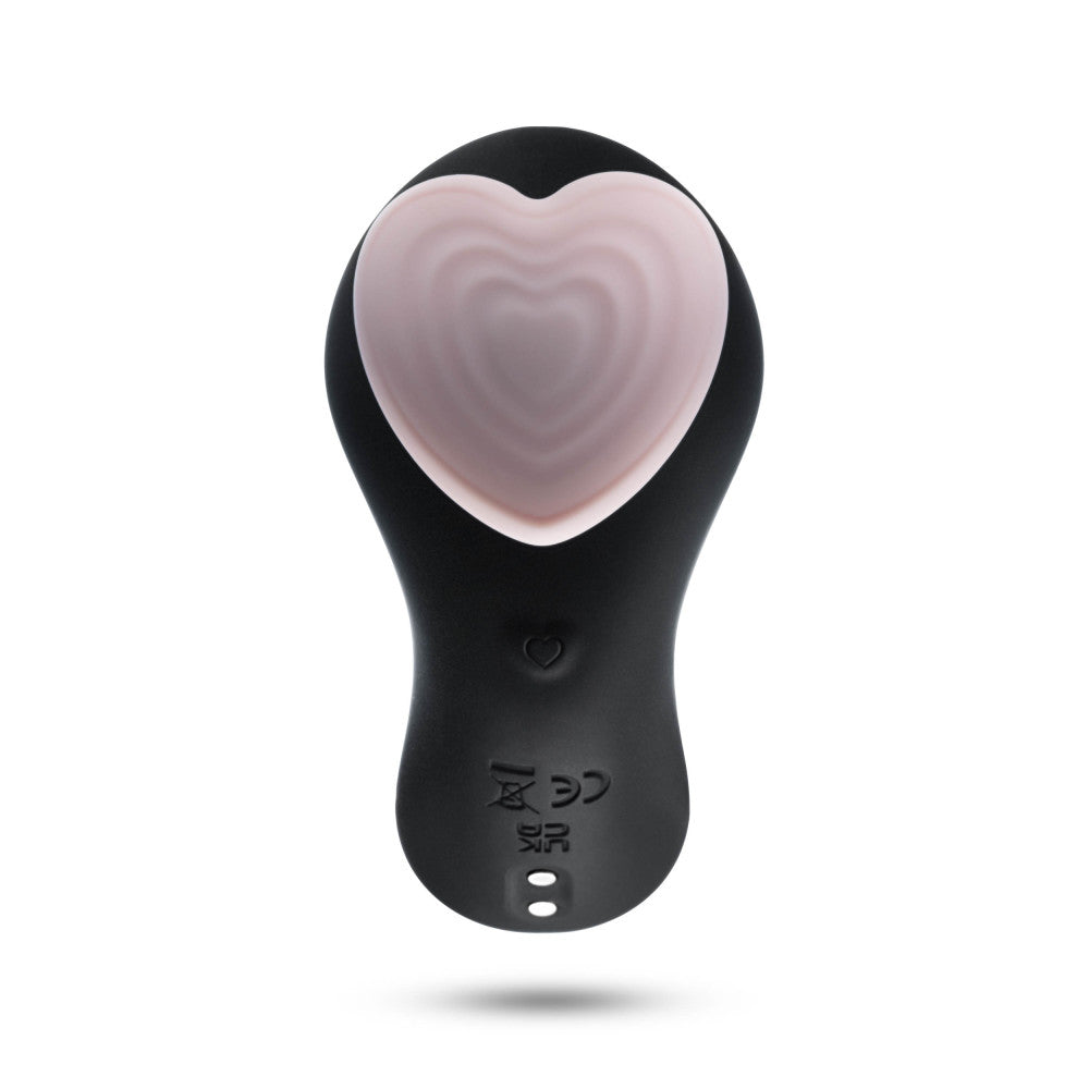 Temptasia Heartbeat Rechargeable Silicone Panty Vibe with Remote Control Pink