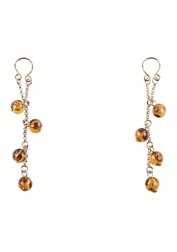 Sincerely, Sportsheets Amber Adjustable Nipple Jewelry Tortoiseshell