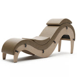 Liberator Supervio Premium Distressed Ultraleather Sex Chaise with Maple Frame and Cuff Kits