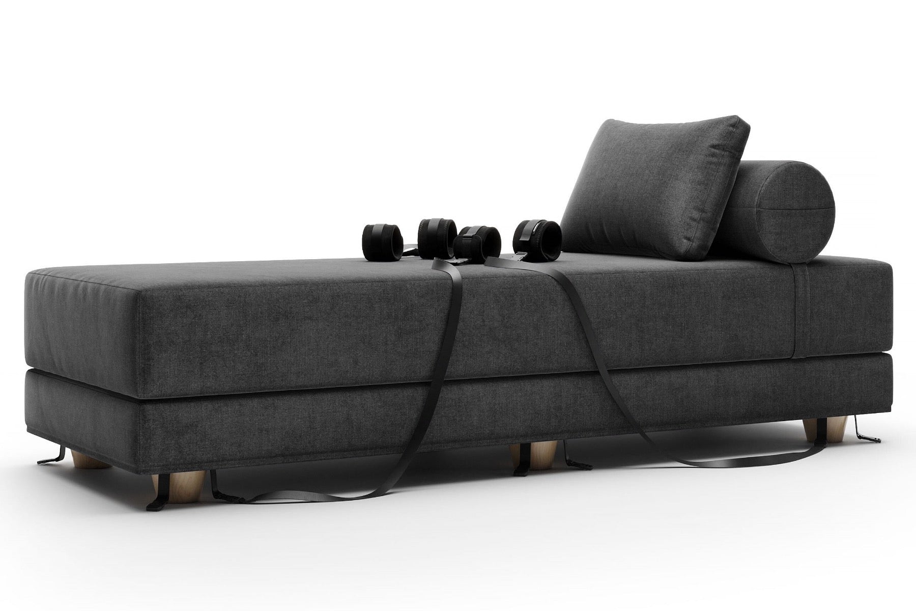 Liberator Divan Black Label Daybed with Microfiber Cuffs