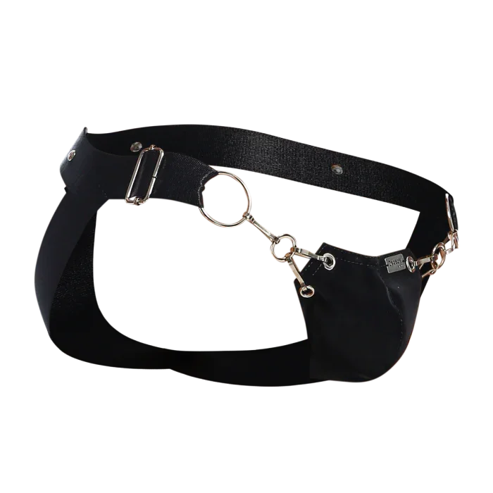 Male Basics Dngeon Snap Ring Mounted Penis Cup Jockstrap Mamba One Size