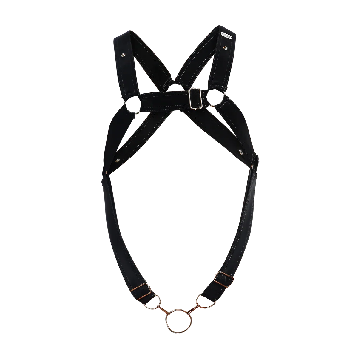 Male Basics Dngeon Leather Cross Penis Ring Harness Animal Mamba One Size