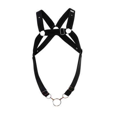 Male Basics Dngeon Leather Cross Penis Ring Harness Animal Mamba One Size