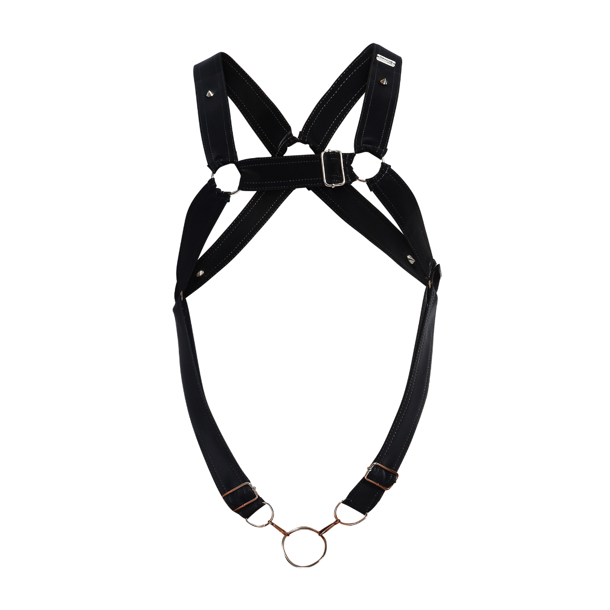 Male Basics Dngeon Leather Cross Penis Ring Harness Animal Mamba One Size