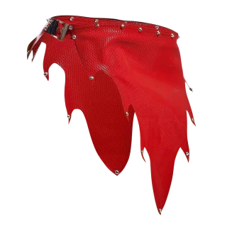 Male Basics Dngeon Fire Skirt Red One Size