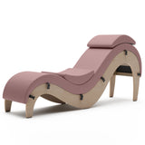 Liberator Supervio Premium Ultraleather Sex Chaise with Maple Frame and Cuff Kit Restraints