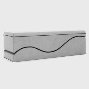 Liberator Equus Wave Convertible Lounge and Bedside Bench with Slip Cover