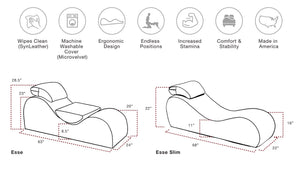 Liberator Esse 24 Inch Regular Tantric Couples Luxury Sex Chair