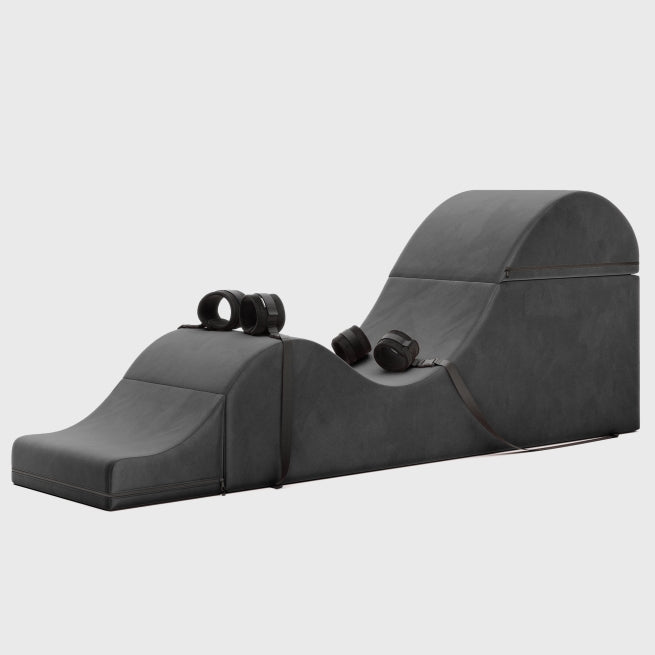 Liberator Aria Bondage Flip Chaise 18 Inch Wide Convertible Sex Chair and Bed Bench with Cuffs