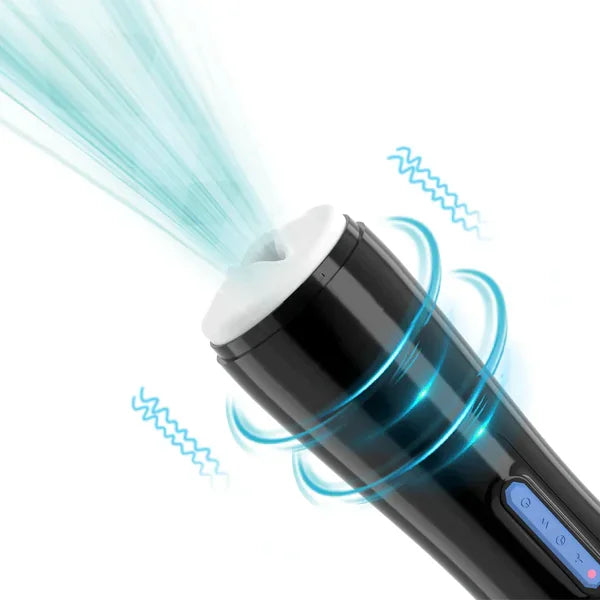 Haven Automatic Male Stroker With Sucking Penis Sleeve Black