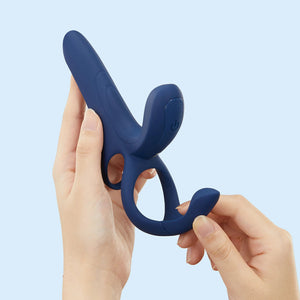 Pleasure Pivot Penis Girth Enhancing App-Controlled Couples Penis Ring Vibrator