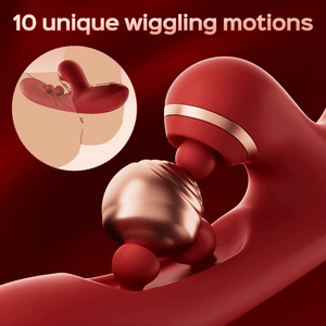 Tickler Wiggling G-Spot Vibrator & Tapping Clitoral Stimulator
