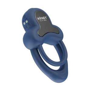 Anello App Enabled 9 Function Vibrating Double Penis Ring with Clitoral Stimulator