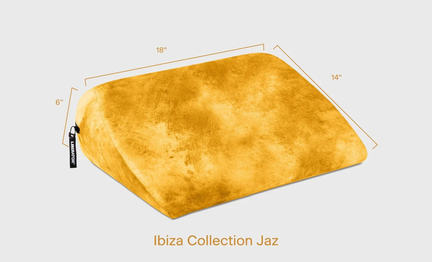 Liberator JAZ Ibiza Collection Original Couples Sexual Aid Bolster & Positioning Travel Pillow