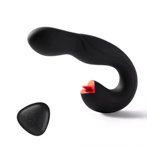 Joi Pro Rotating Head G-Spot Vibrator & Clit and Anus Licker with Remote Control
