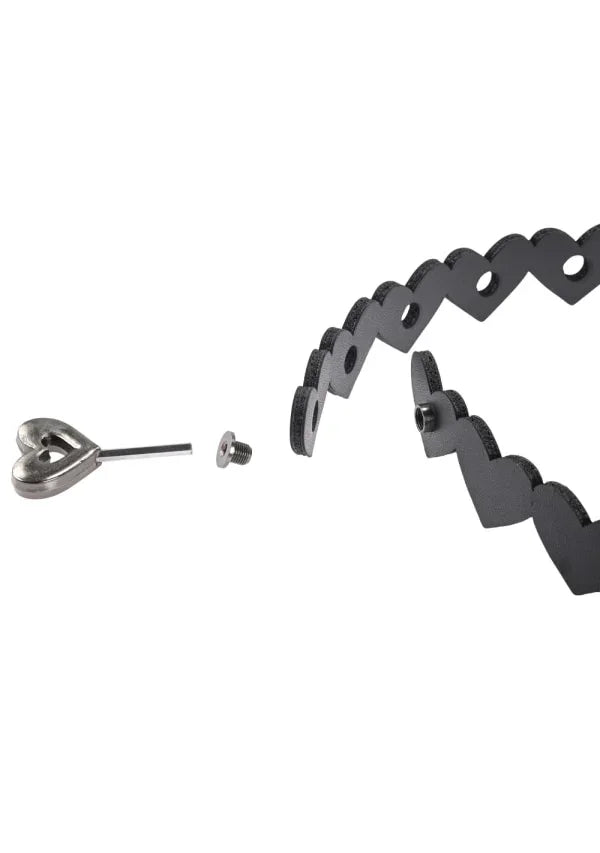 Sportsheets Sex & Mischief Heart Day Collar Black