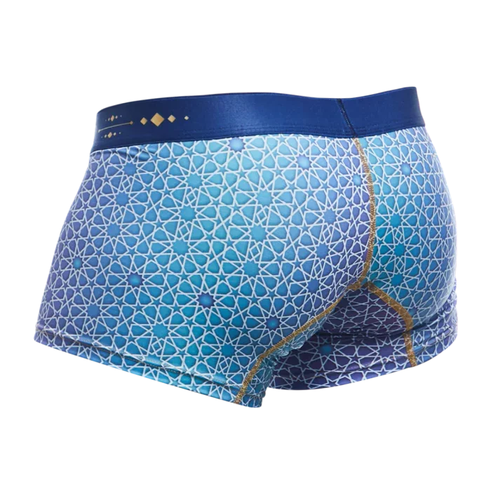 Male Basics Hipster Men's Trunk Mosaic Blue