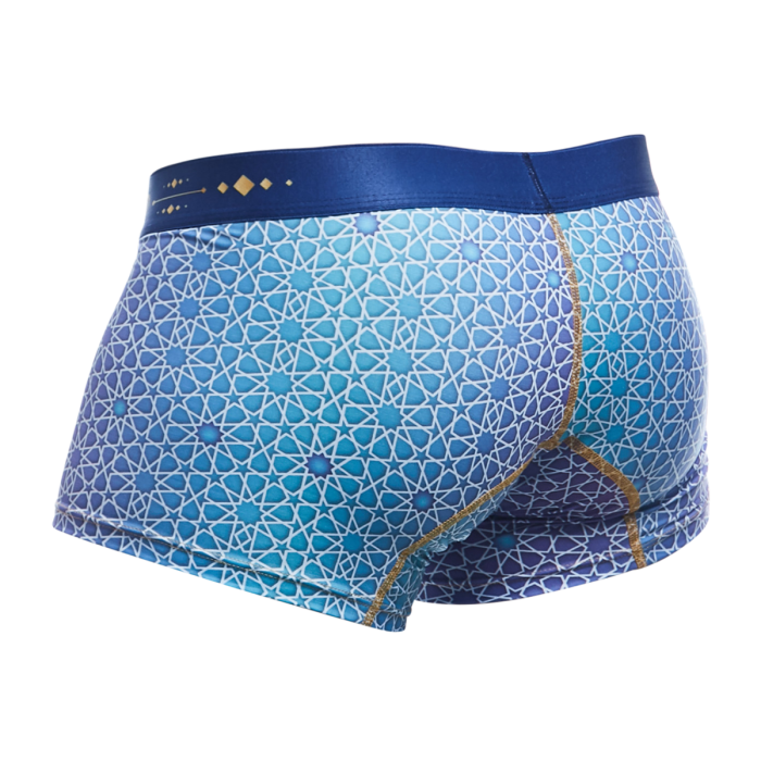 Male Basics Hipster Men's Trunk Mosaic Blue