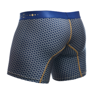 Male Basics Hipster Mid Thigh Boxer Brief Andalucia Blue