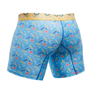 Male Basics Hipster Mid Thigh Boxer Brief Breeze Blue