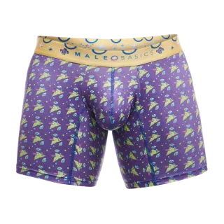 Male Basics Hipster Mid Thigh Boxer Brief Harmony Purple