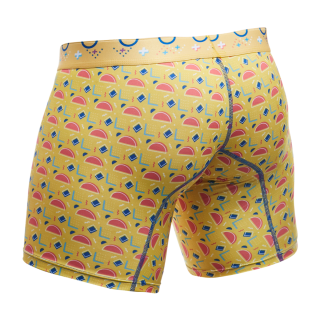 Male Basics Hipster Mid Thigh Boxer Brief Radiance Yellow