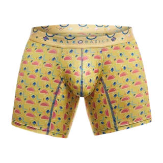 Male Basics Hipster Mid Thigh Boxer Brief Radiance Yellow