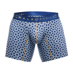 Male Basics Hipster Mid Thigh Boxer Brief Stellar Blue