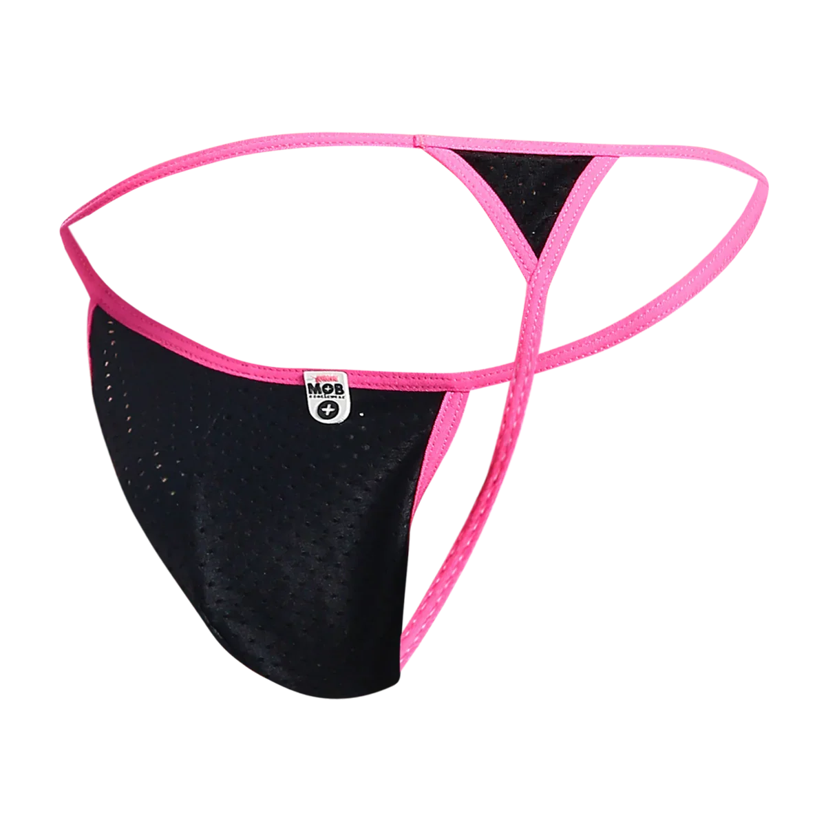 Male Basics Mob Men's Sexy Microfiber G-String Black/Pink