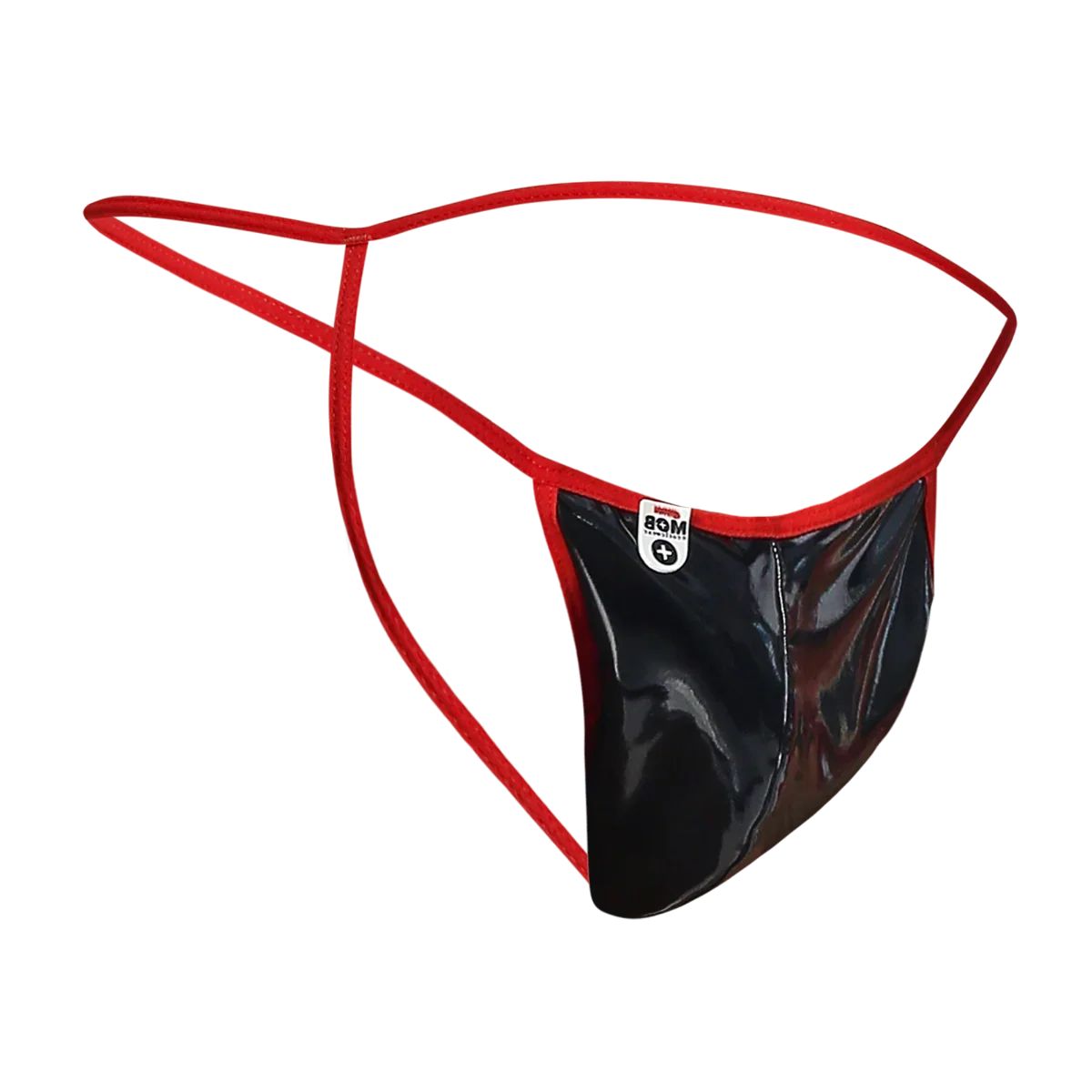 Male Basics Mob Men's Sexy Sheer T Back Thong Black Mirror