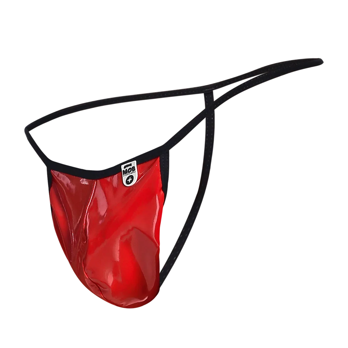 Male Basics Mob Men's Sexy Sheer T Back Thong Red Mirror