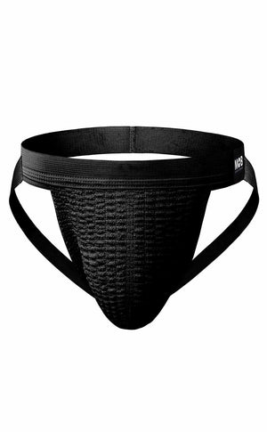 Male Basics Mob Fetish Swim JockStrap Black