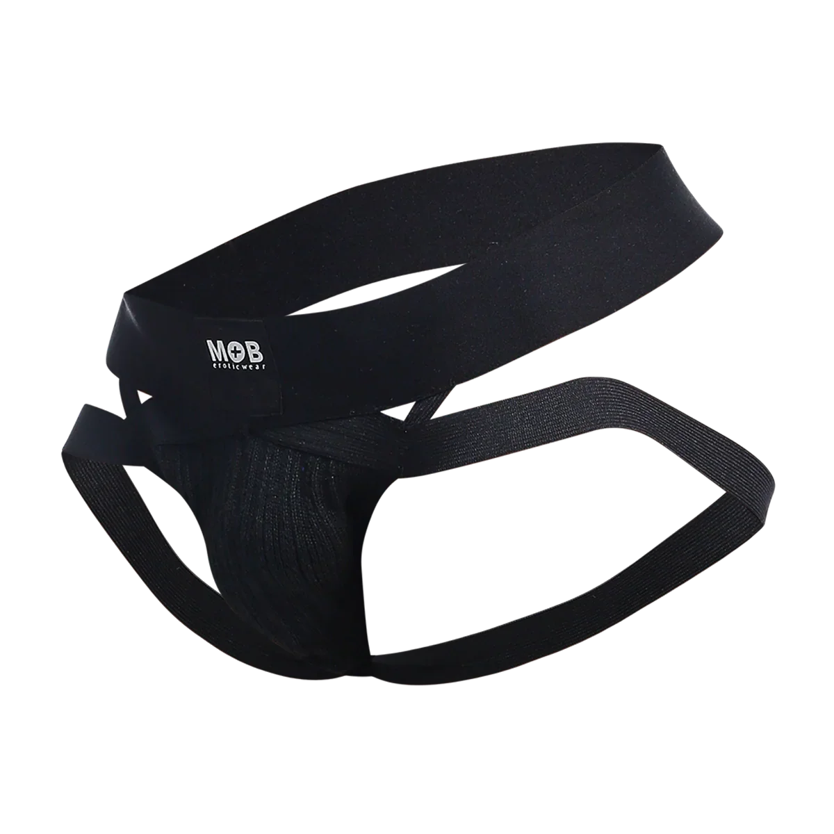 Male Basics MOB Men's Eroticwear X Style Jock Black