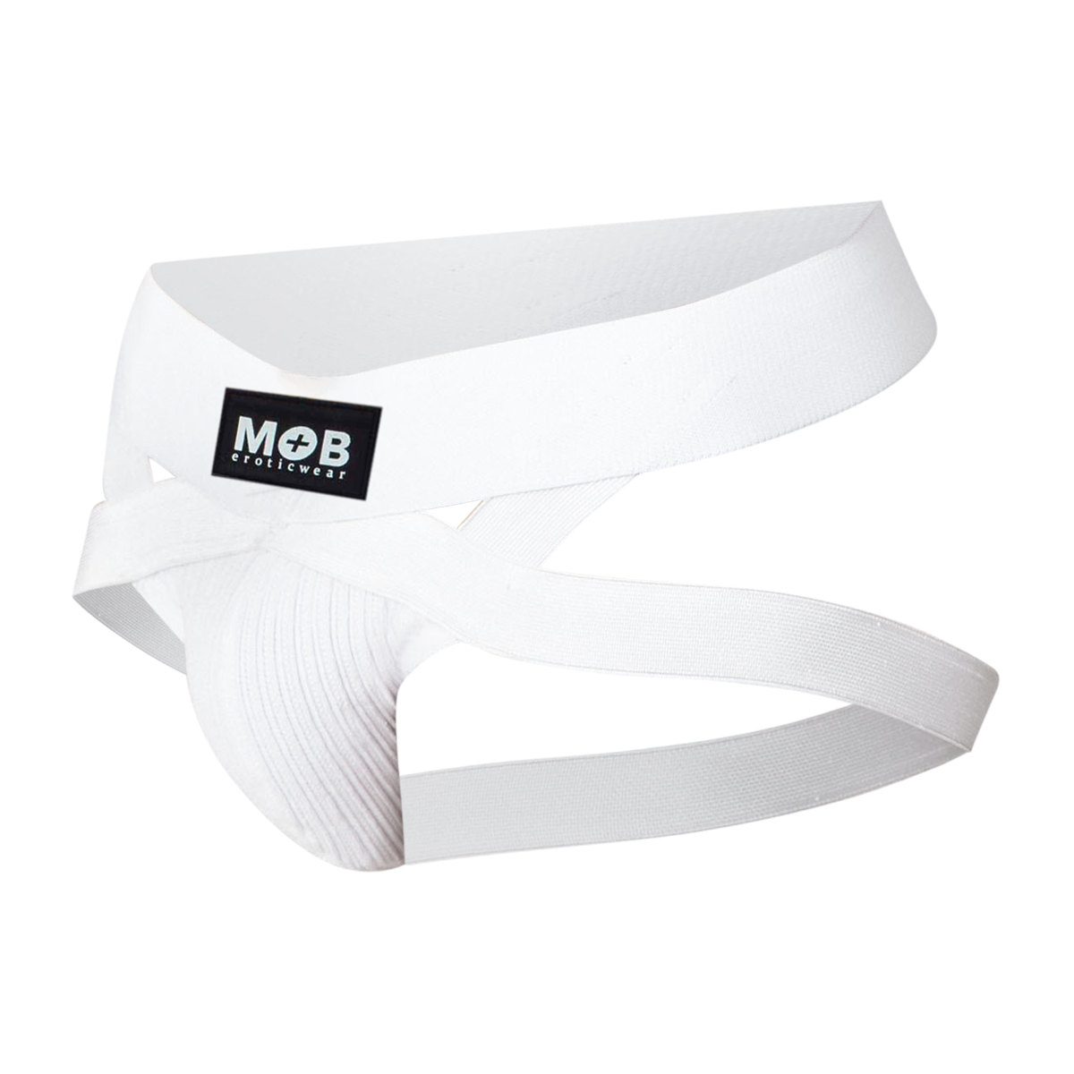 Male Basics MOB Men's Eroticwear X Style Jock White