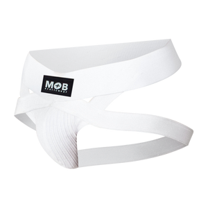 Male Basics MOB Men's Eroticwear X Style Jock White