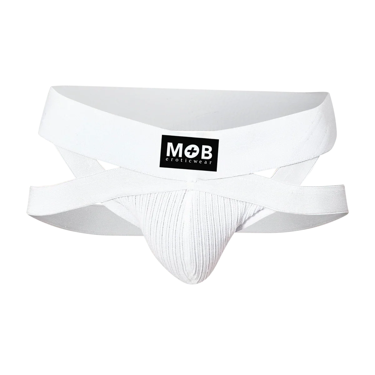 Male Basics MOB Men's Eroticwear X Style Jock White