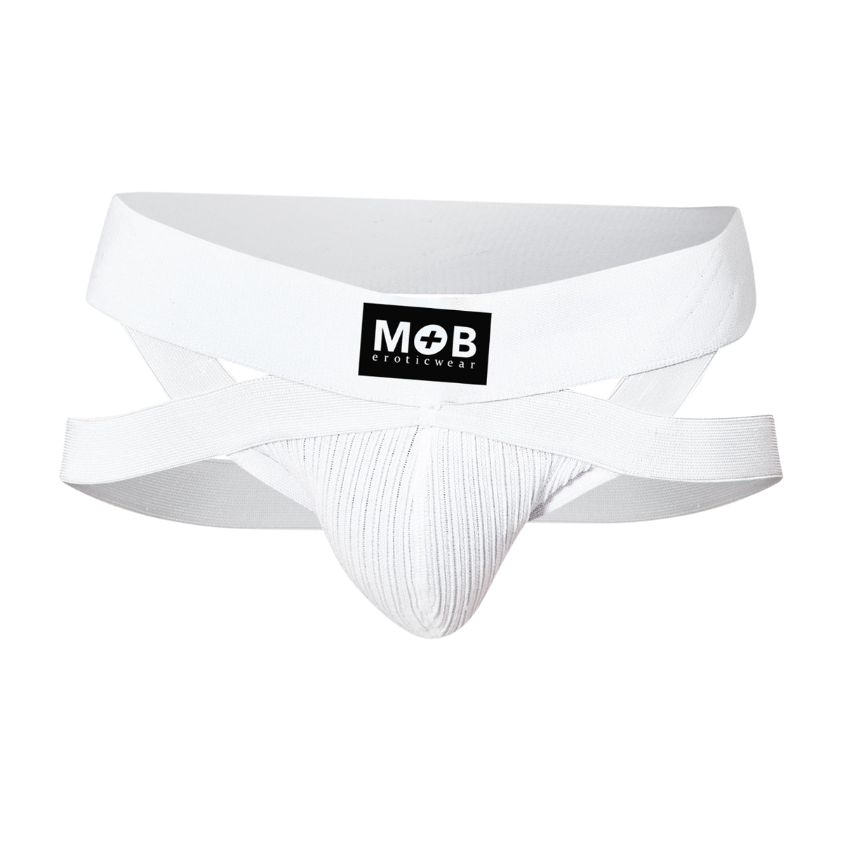 Male Basics MOB Men's Eroticwear X Style Jock White