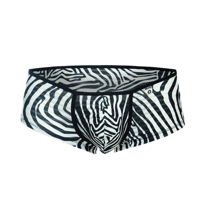 Male Basics MOB Men's Boyshort Animal Print Zebra