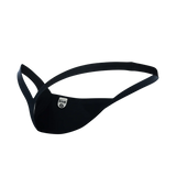 Male Basics Mob Y Buns Thong Black