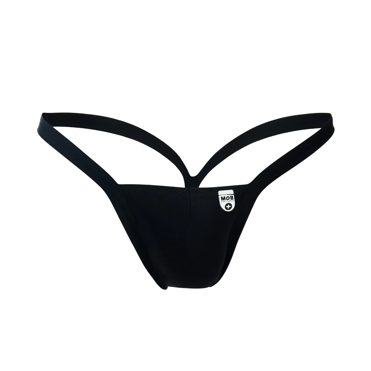 Male Basics Mob Y Buns Thong Black