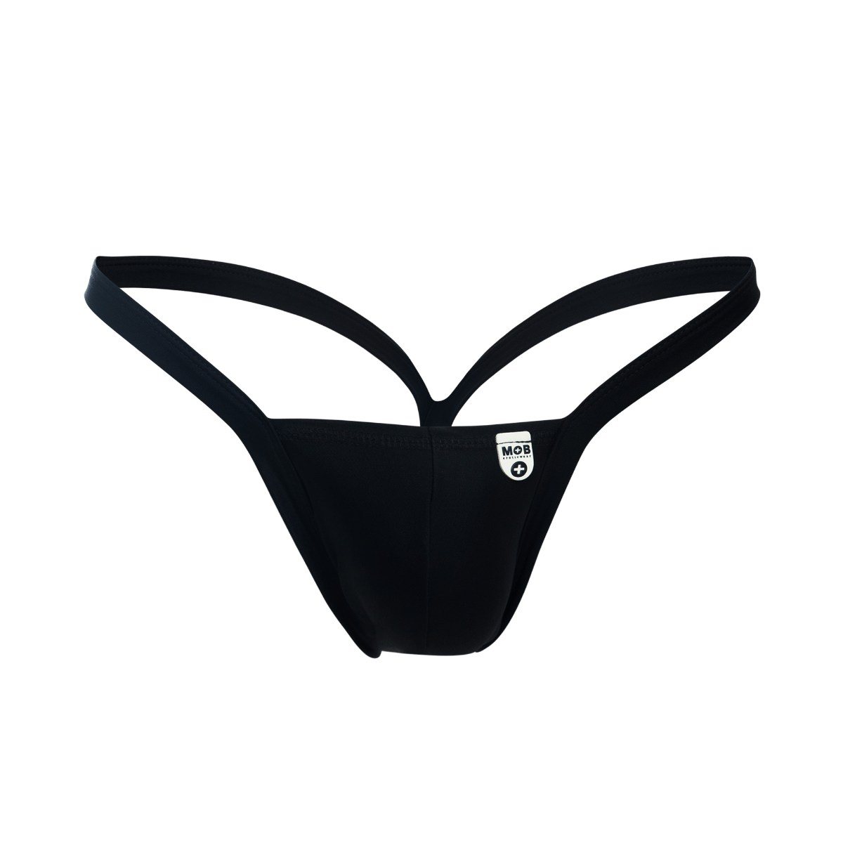 Male Basics Mob Y Buns Thong Black