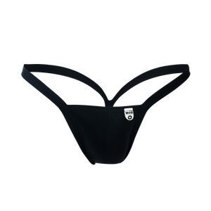 Male Basics Mob Y Buns Thong Black