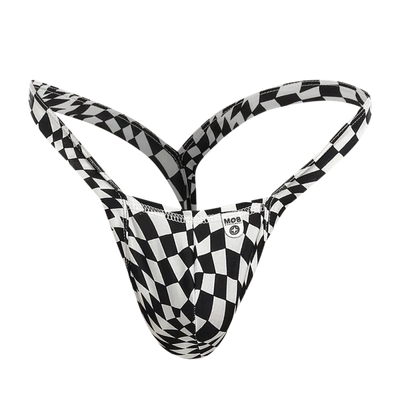 Male Basics Mob Y Buns Thong Checkers